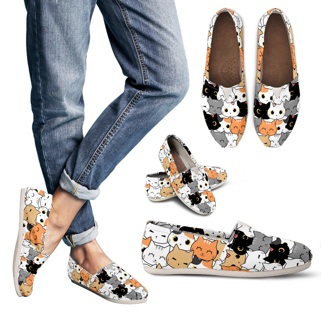 Cute Cats Slip-On Shoes