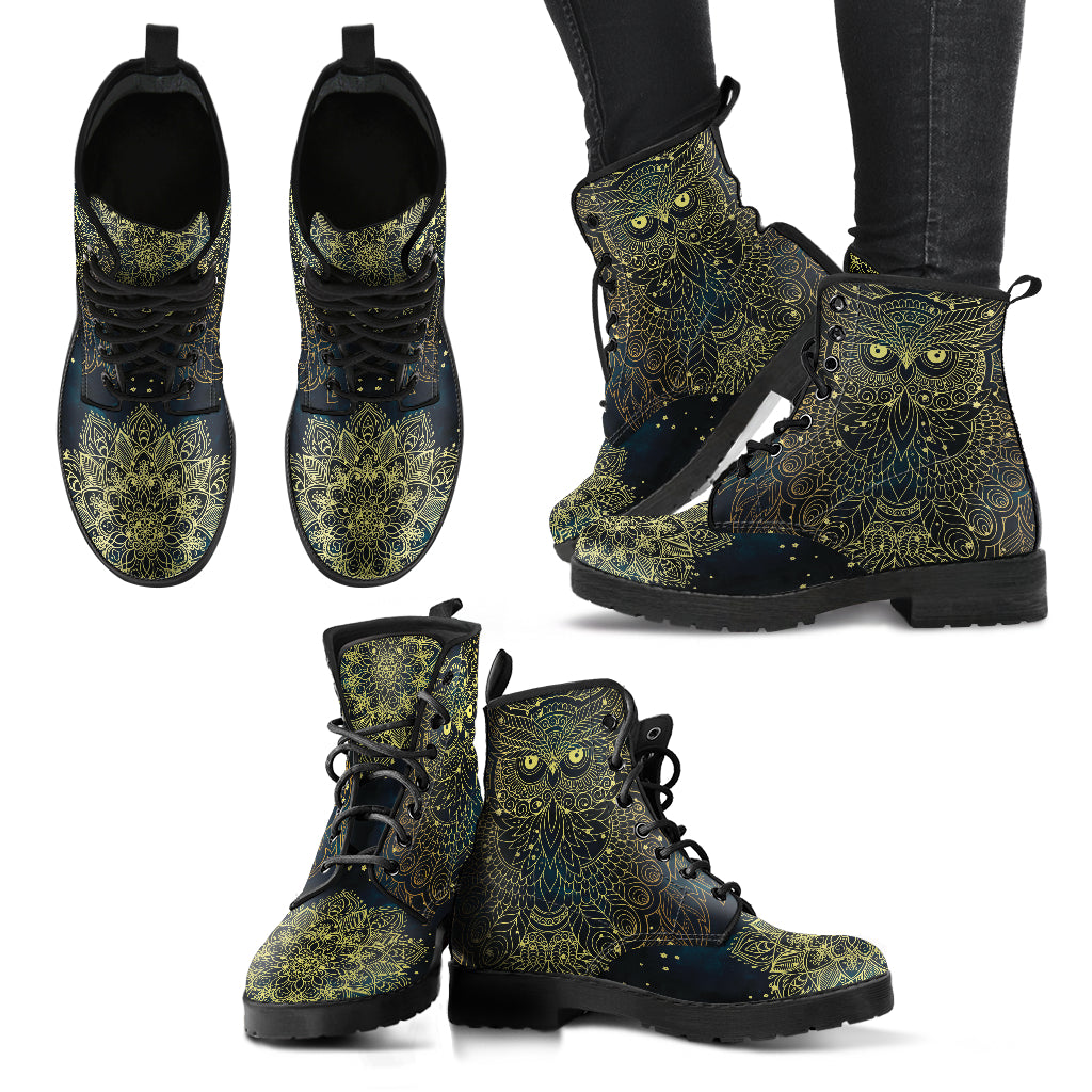 Golden Owl Handcrafted Boots