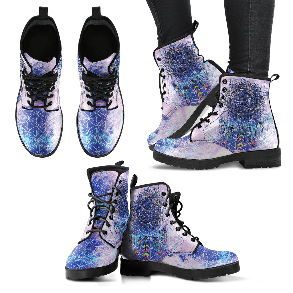 Chakra Dream Catcher Women's Leather Boots