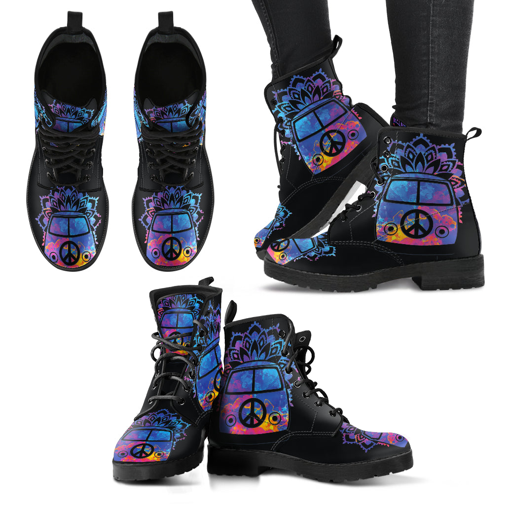 Hippie Peace Women's Leather Boots