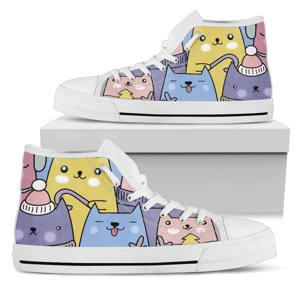 Cat High-Top Shoes