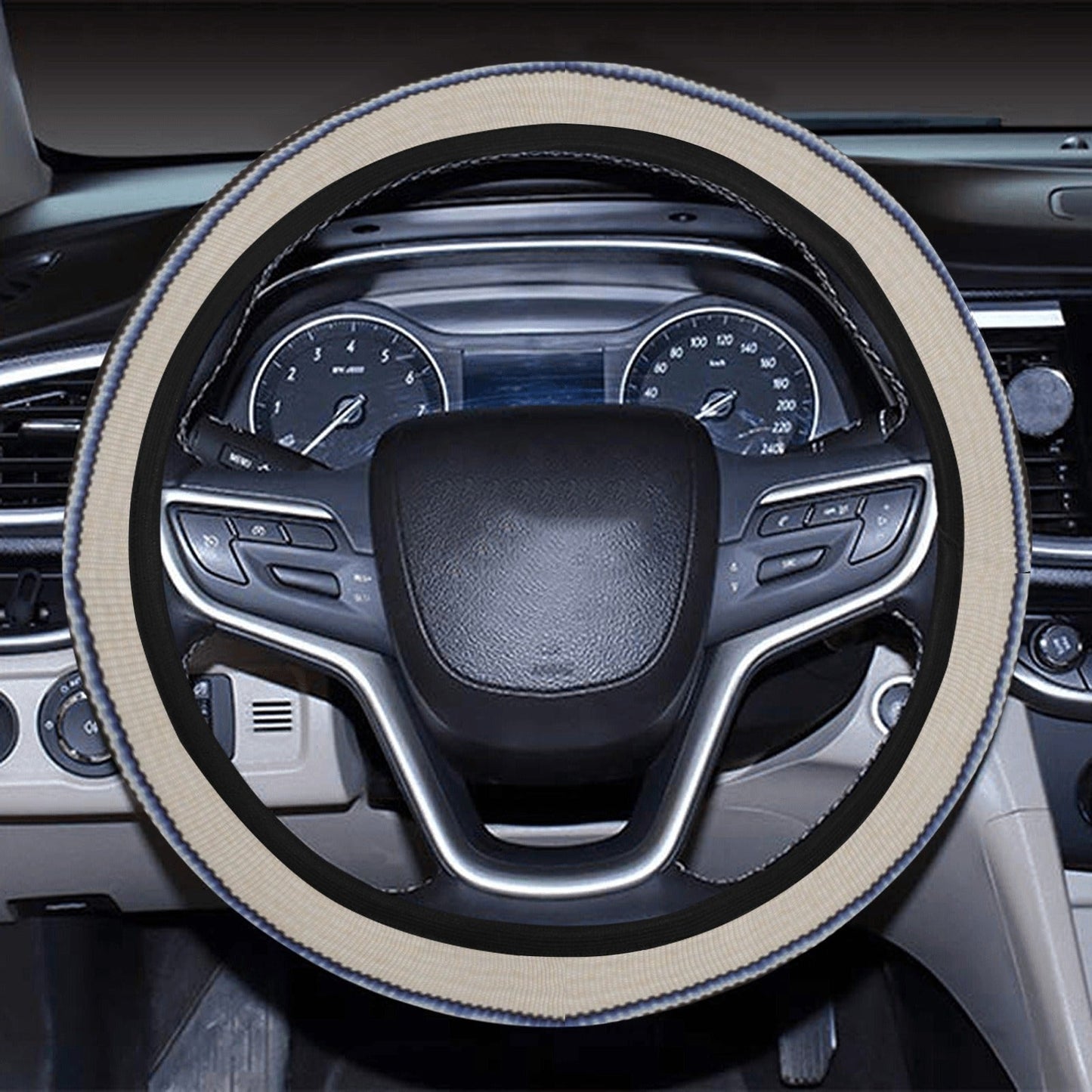 Rainbow Stripes Steering Wheel Cover