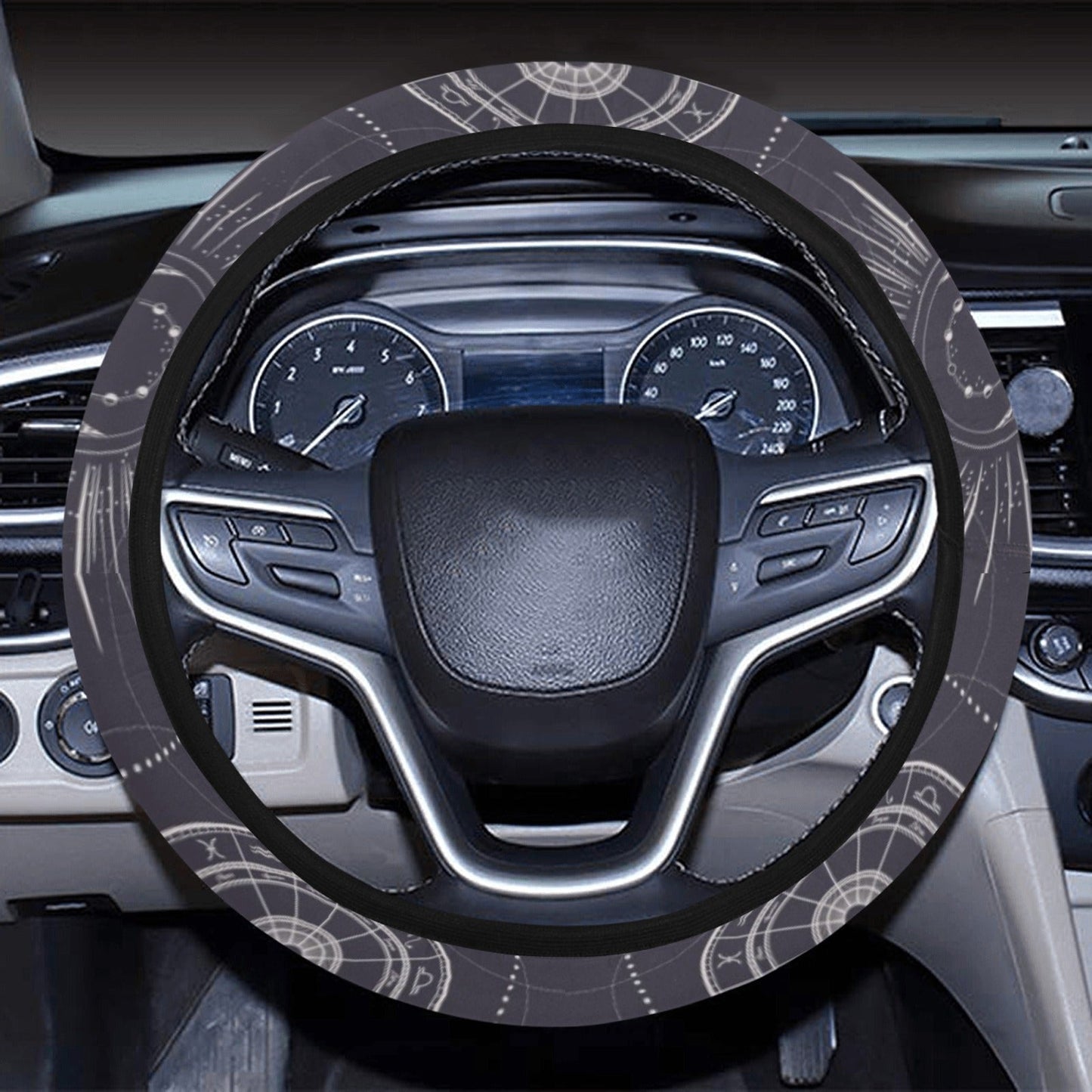 Astrology Symbols Steering Wheel Cover