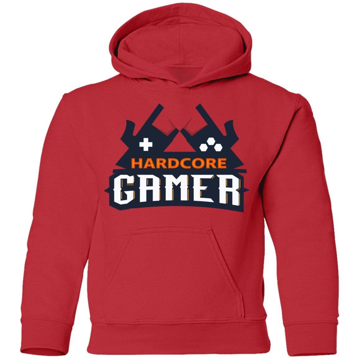 Hardcore Gamer Kids Hoodie
