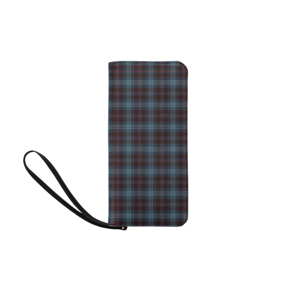 Blue Plaid Clutch Purse
