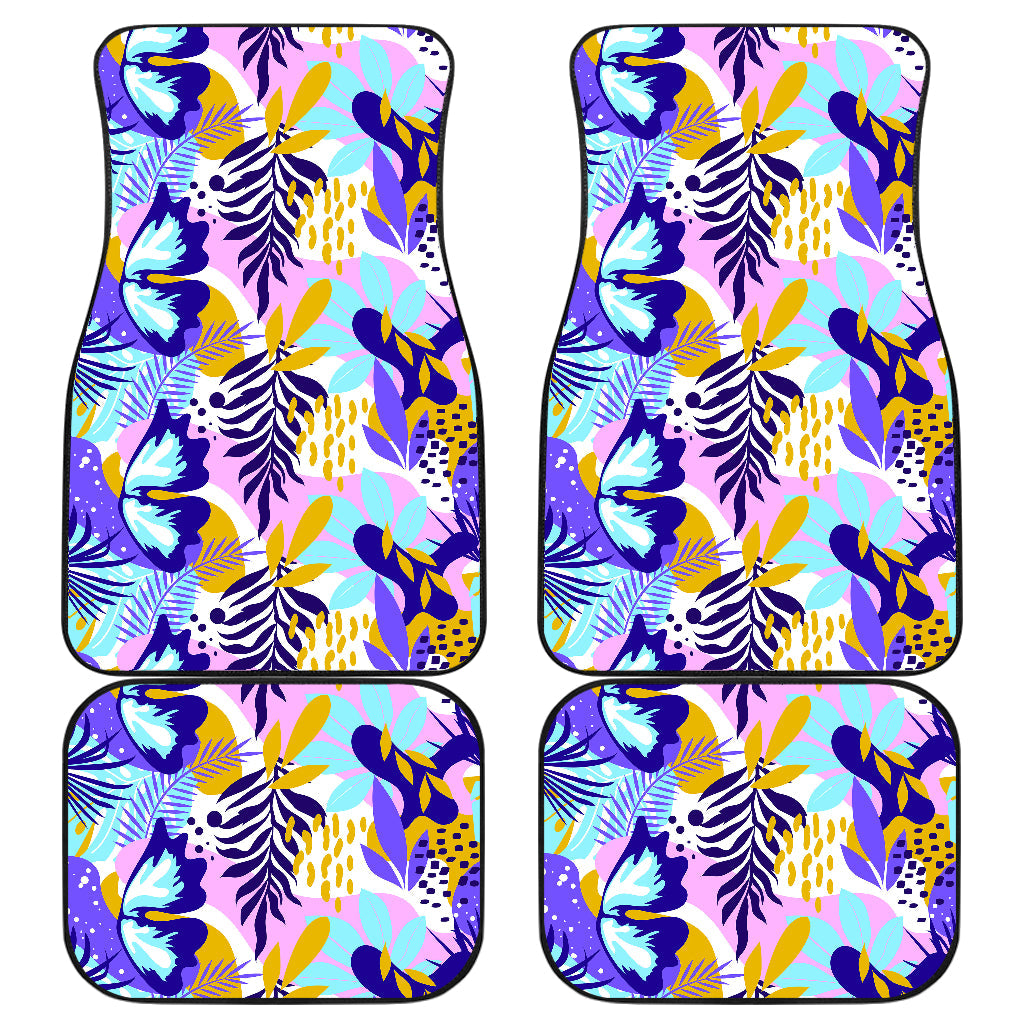Colorful Floral Car Floor Mats