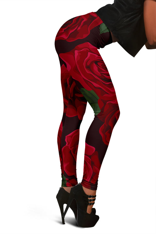 Red Roses Leggings