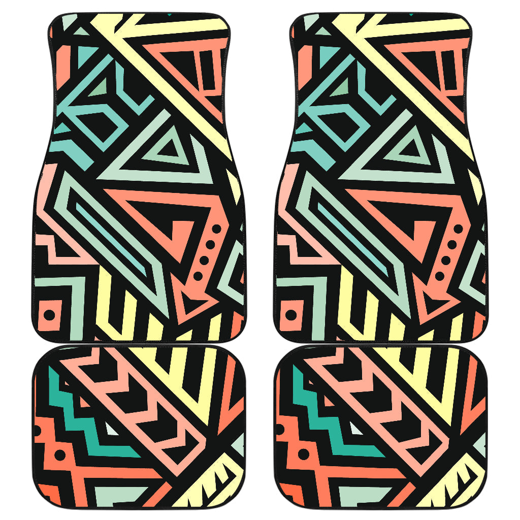 Colorful Tribal Car Floor Mats