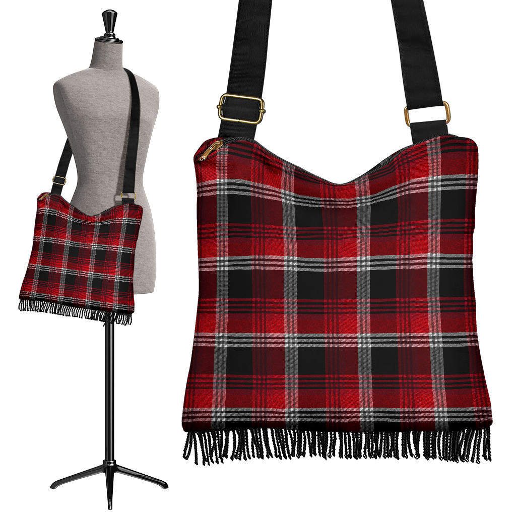 Red Plaid Crossbody Bag