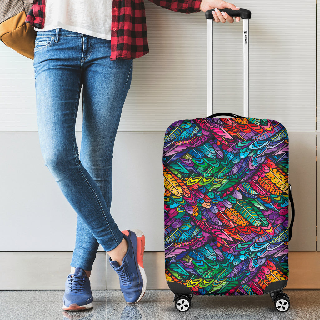 Boho Feathers - Luggage Covers