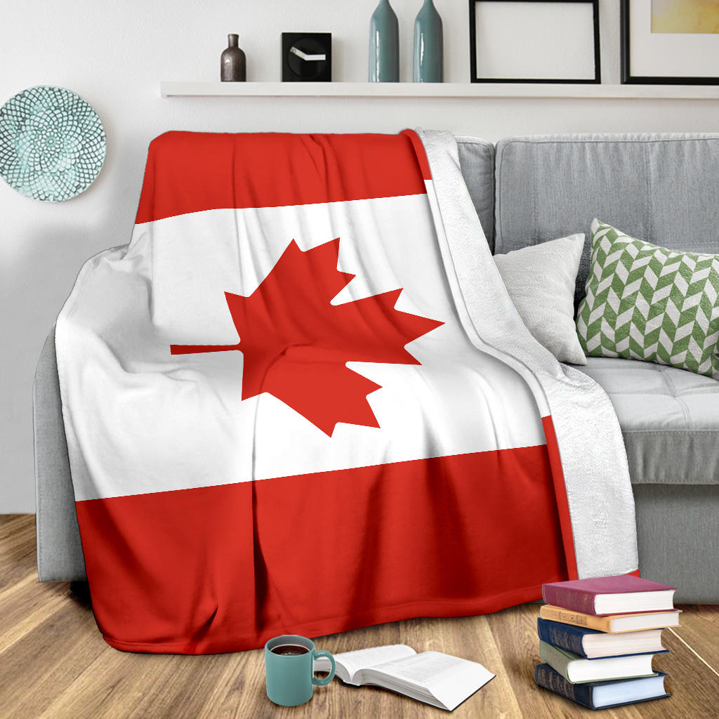 Canadian Flag Blanket