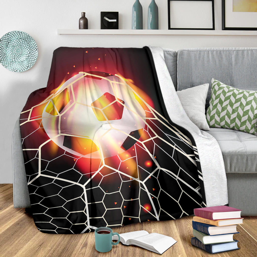 Soccer Ball Fire Net Blanket