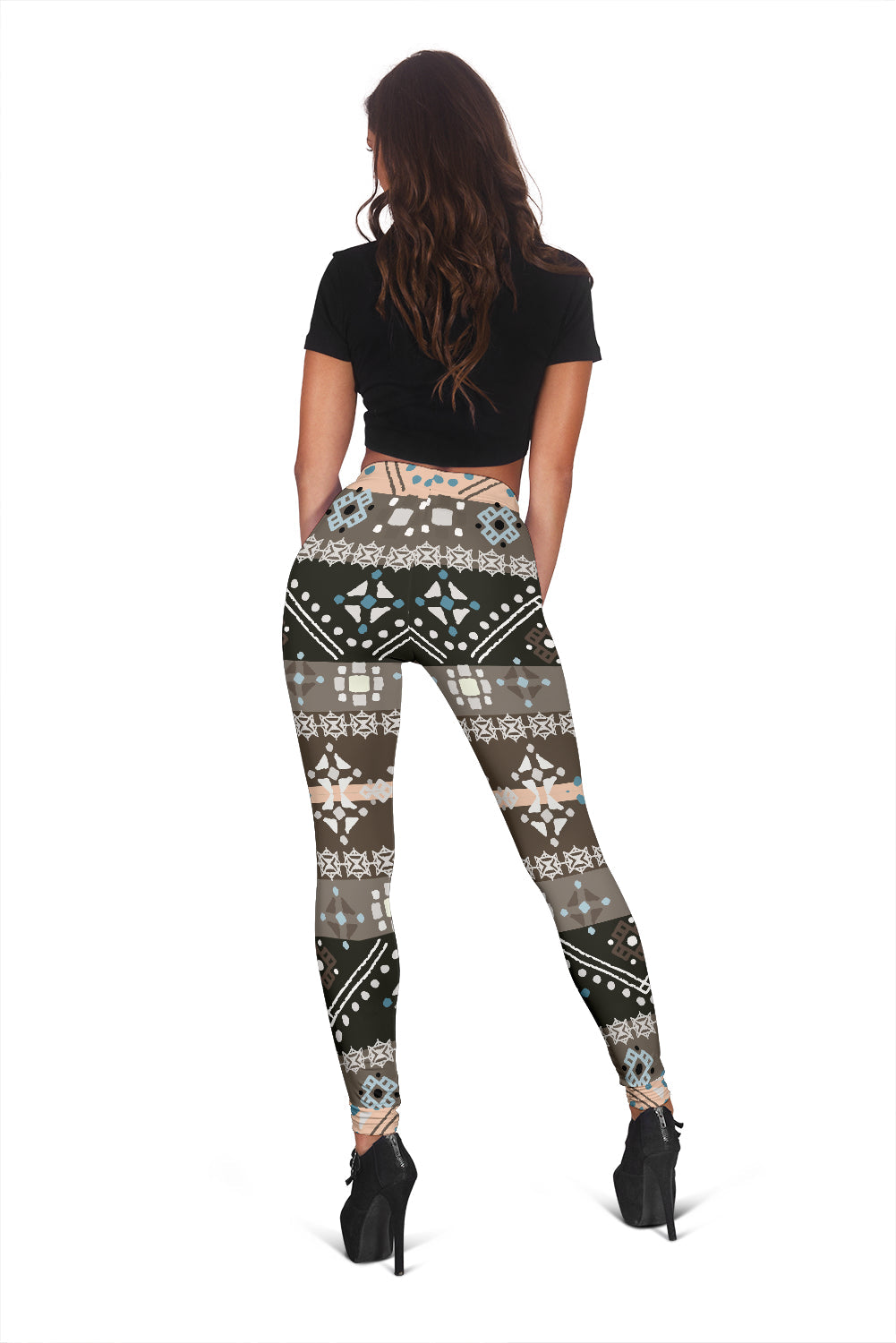 Brown Ethnic Leggings
