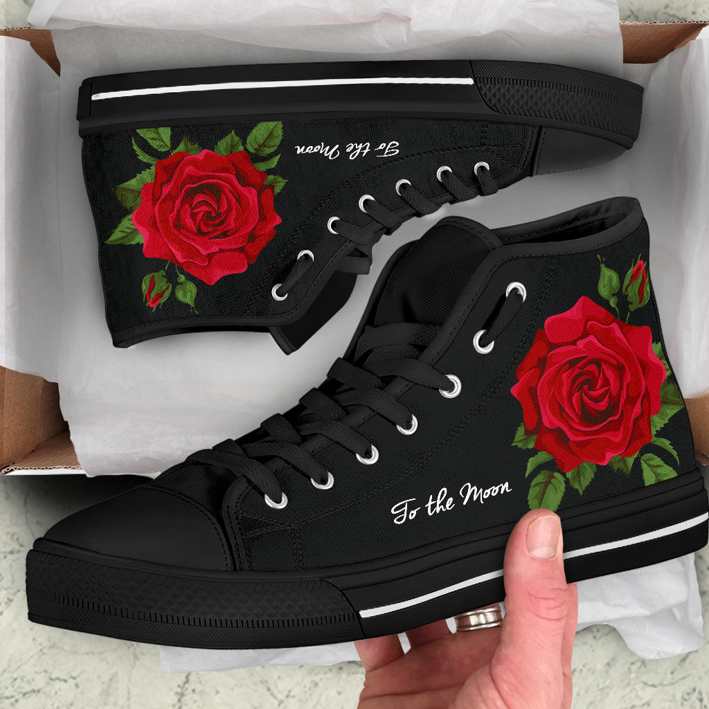 Custom To The Moon High Top Shoes – product image 5