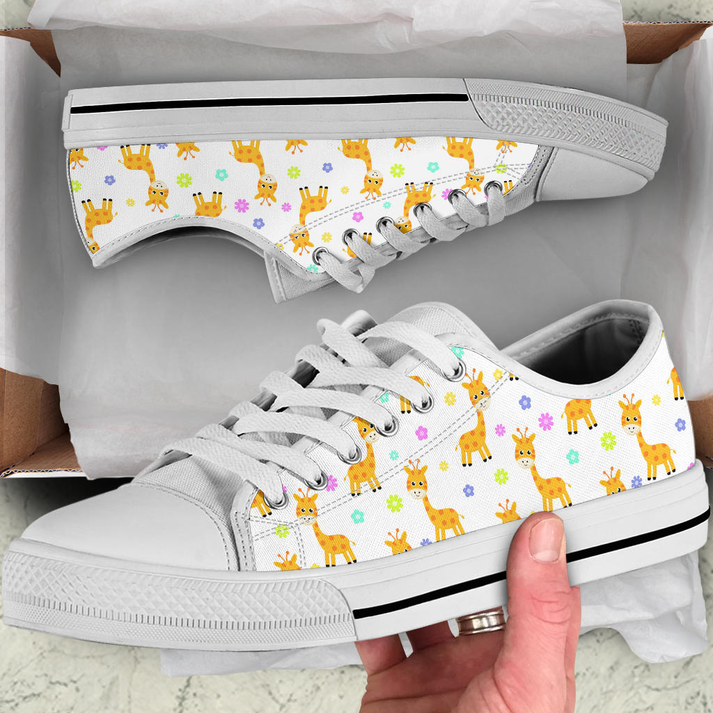 Cute Giraffe Low Top Shoes – product image 5