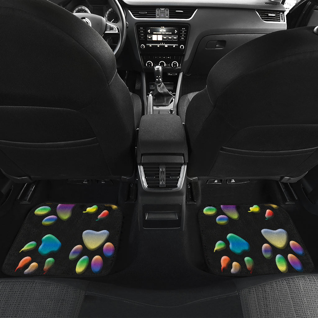 Colored paws CAR FLOOR MATS