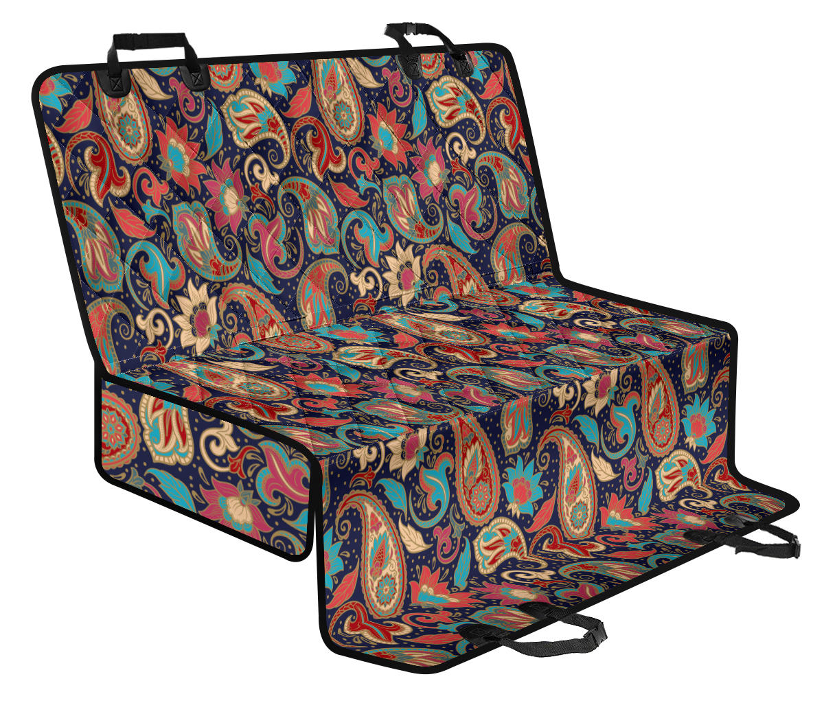 Retro Deco Car Back Seat Pet Cover