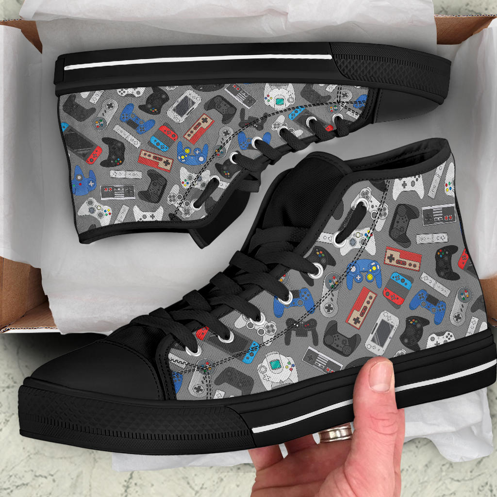 Cool Gamer Shoes Black Sole