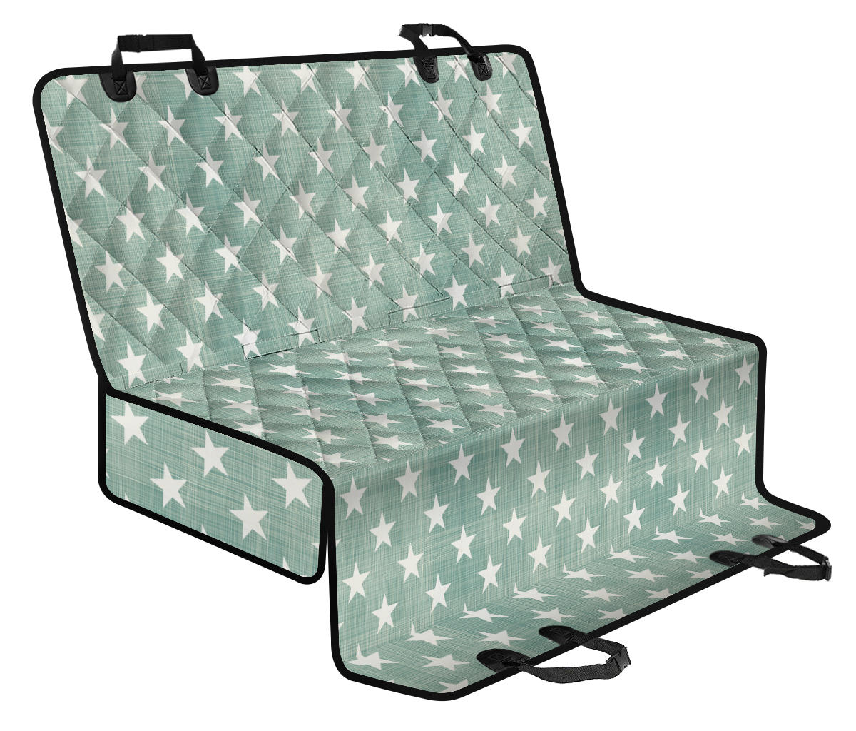 Star Pattern Car Back Seat Pet Cover