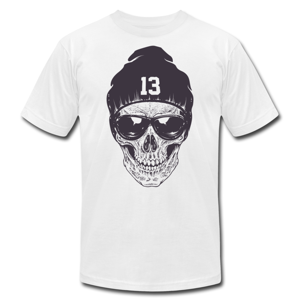 Gangster Skull T-Shirt - white