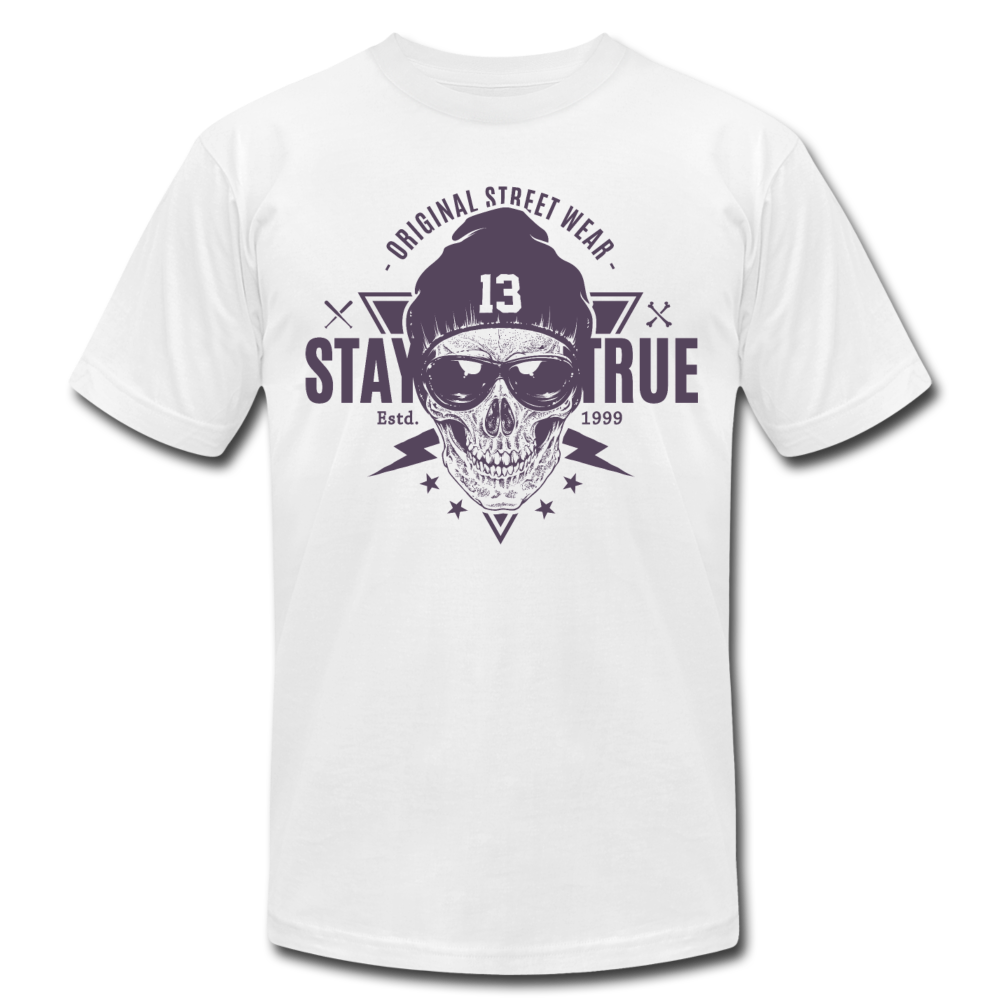 Gangster Skull T-Shirt - white