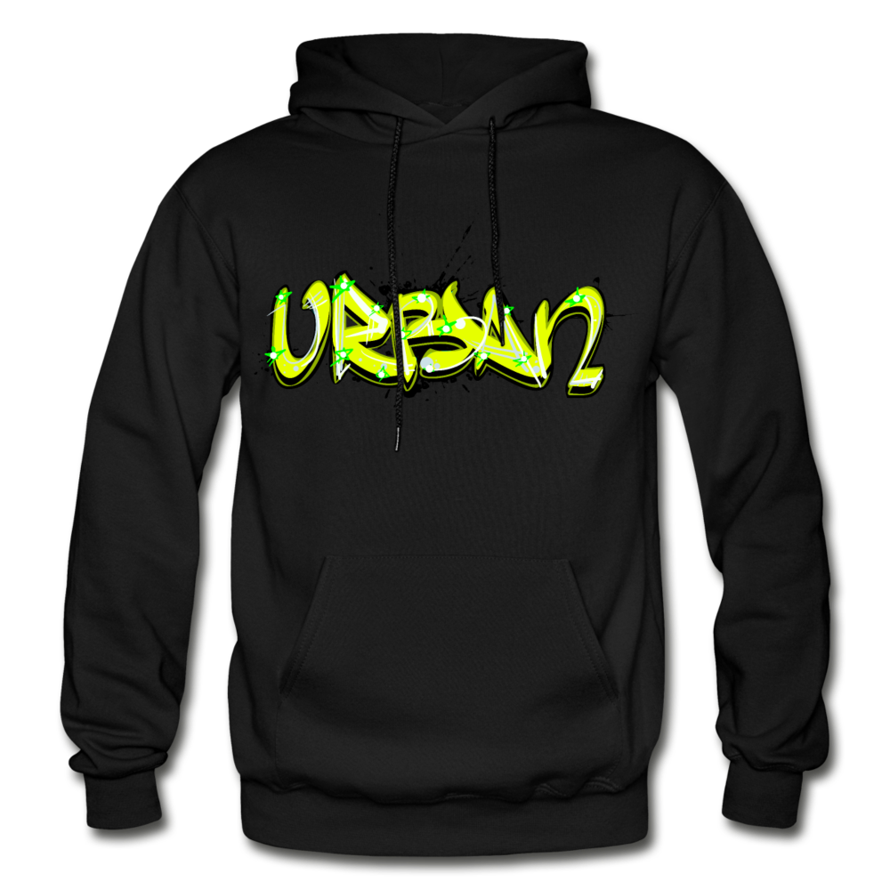 Urban Graffiti Hoodie - black
