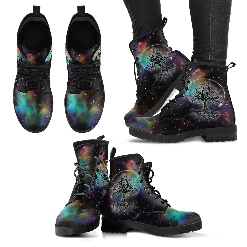 Galaxy Tree printed boots alternate view