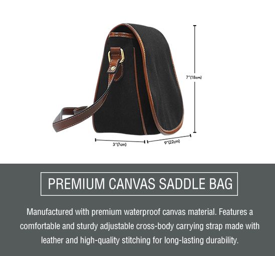 Canvas Saddle Bag Product Dimensions