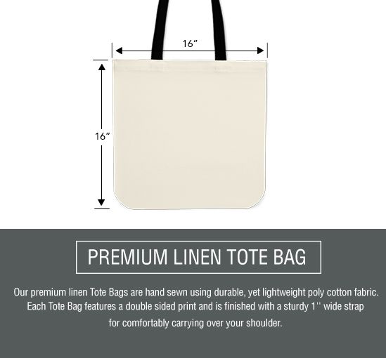 Canvas Tote Bag Product Dimensions
