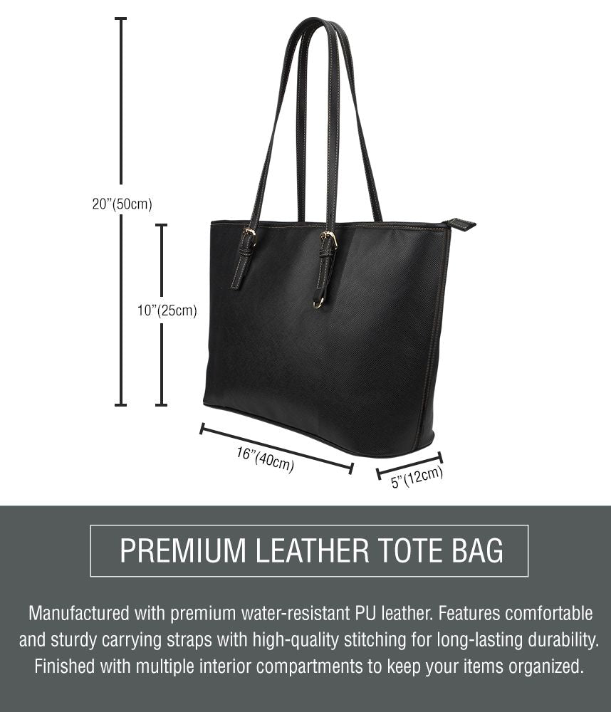 Leather Tote Bag Product Dimensions