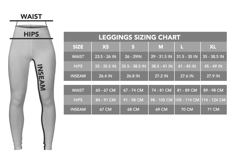 Leggings Size Guide