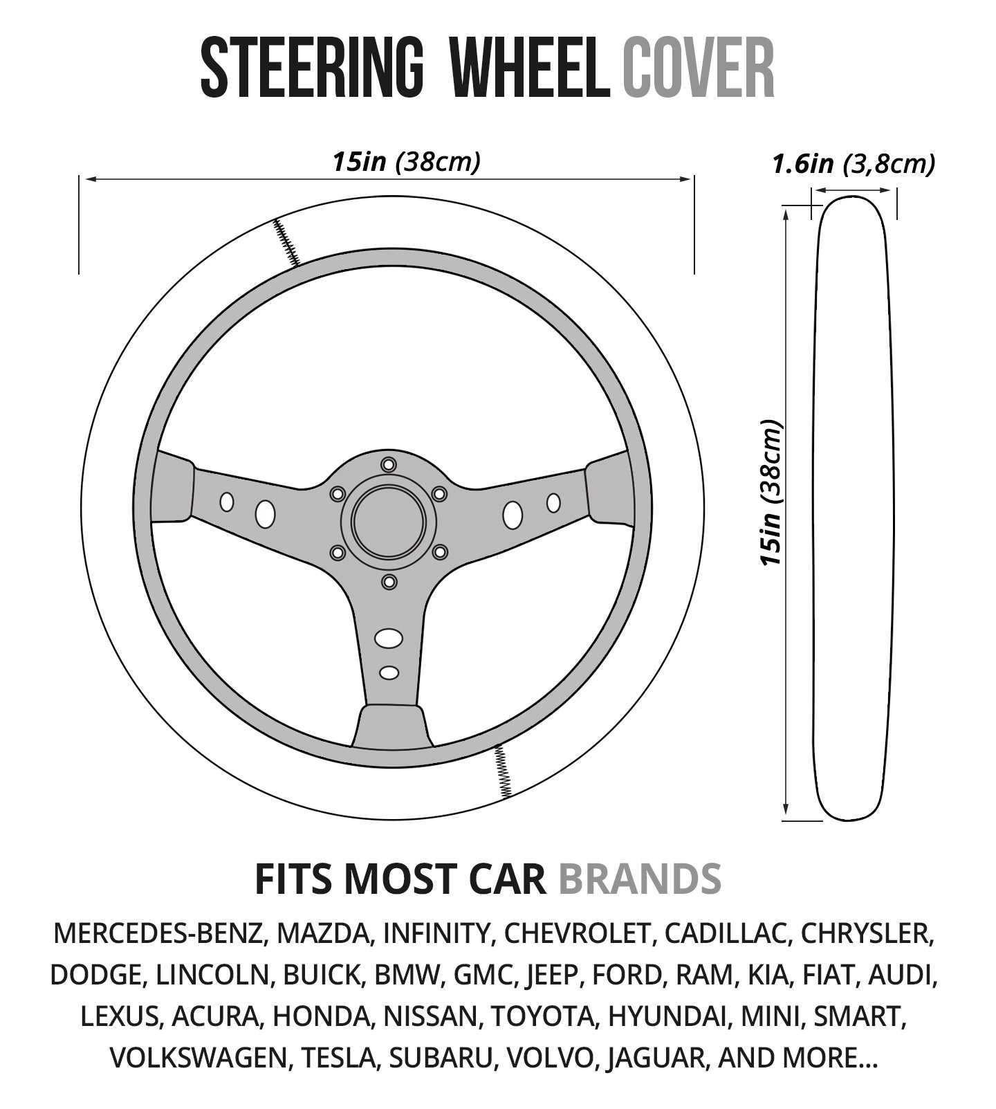 Steering Wheel Cover Fit Guide