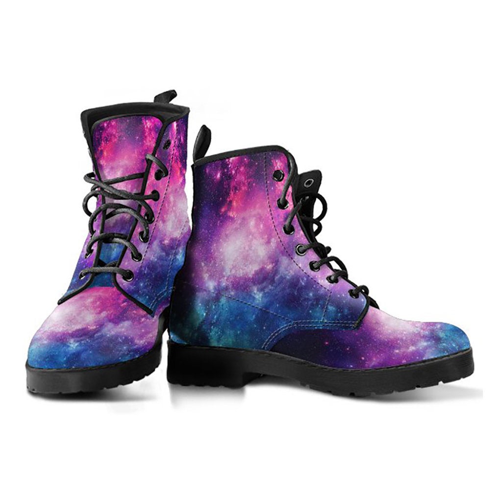 Purple Galaxy women's leather boots additional view