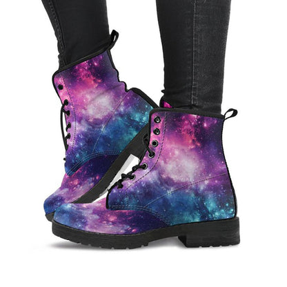 Purple Galaxy women's leather boots alternate view