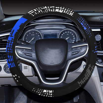 Abstract Blocks Steering Wheel Cover