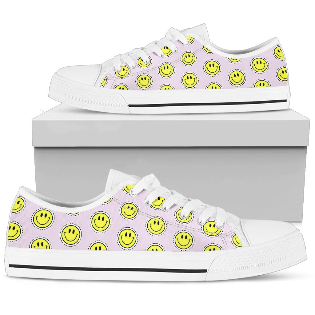 Smiley Face Low Top Shoes