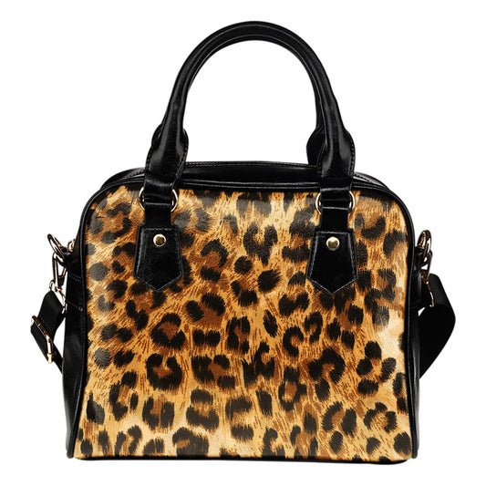 Leopard Print Shoulder Handbag