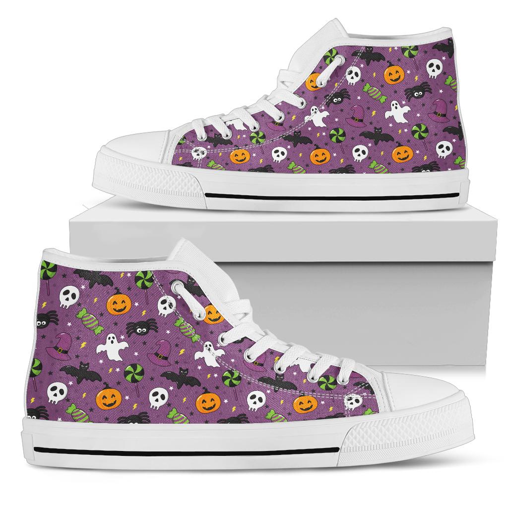 Happy Halloween Candy High Top Shoes