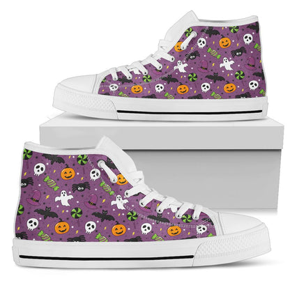 Happy Halloween Candy High Top Shoes