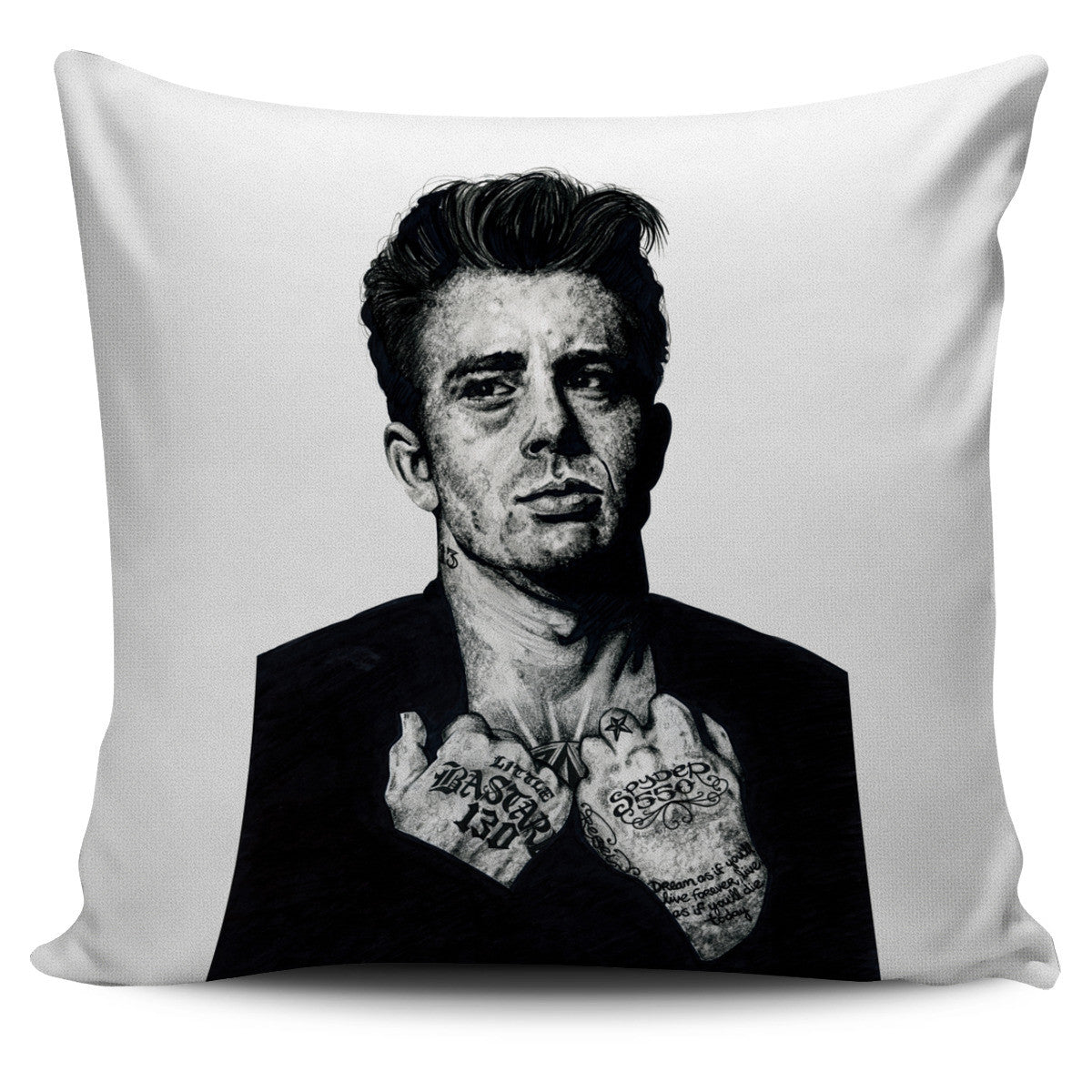 Inked Ikons Pillow Cover II