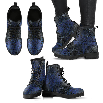 Dragonfly Mandala Printed Boots