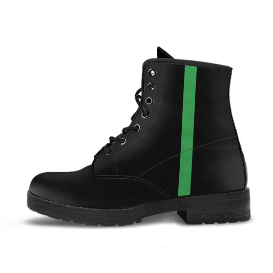 Green Stripe Boot