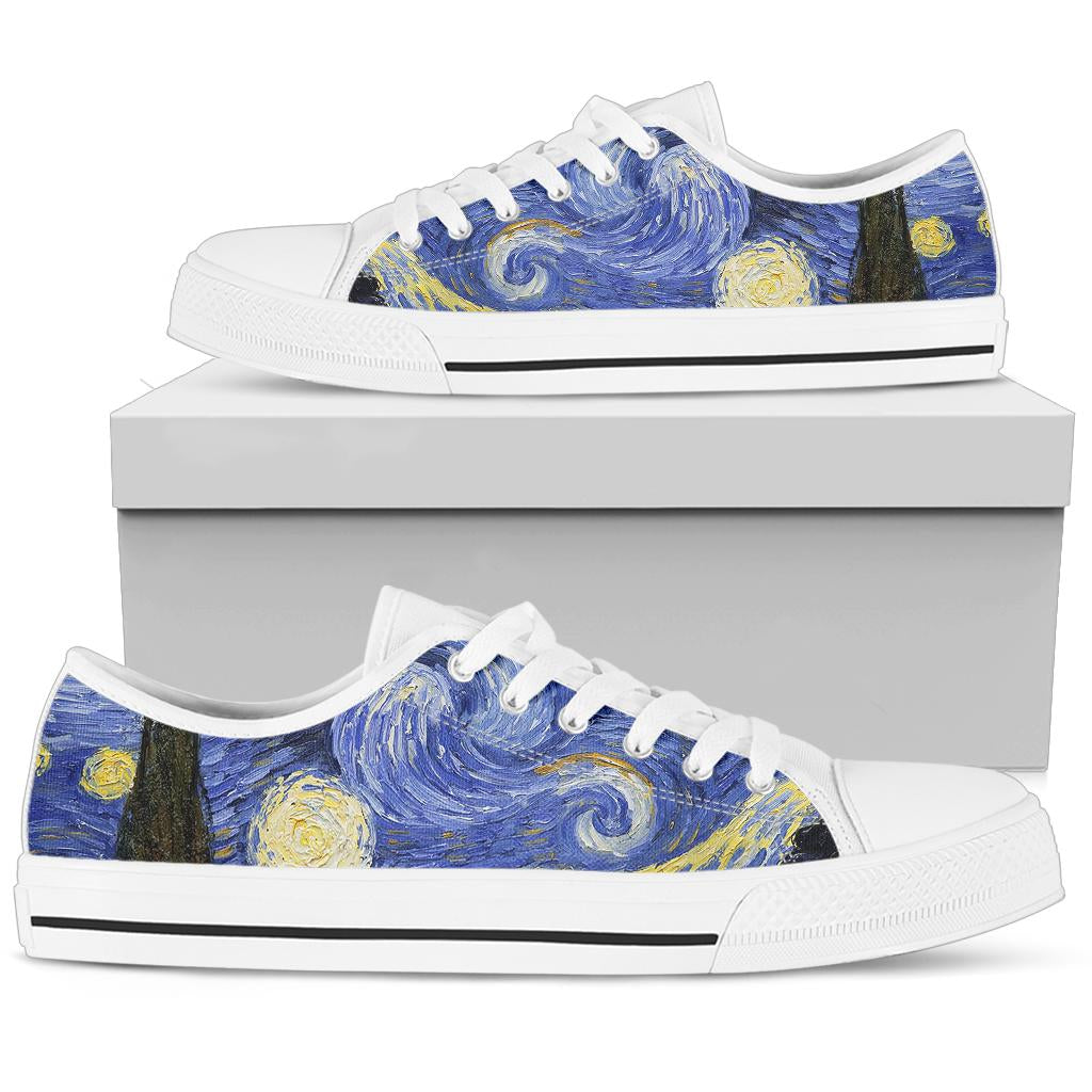 Van Gogh Starry Night Low Top Shoes