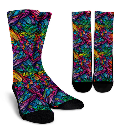 Boho Feathers - Socks