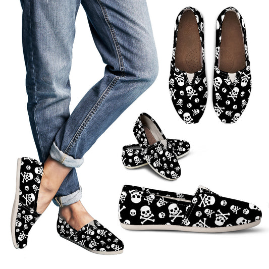 Skull Printed Shoes