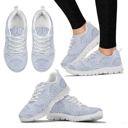 Blue Circle Mandalas Sneakers