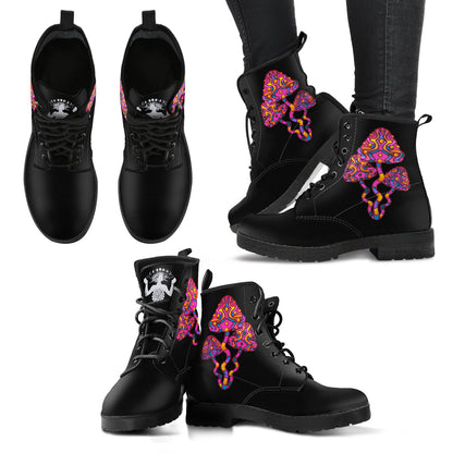 Magic Mushrooms Womens Boots