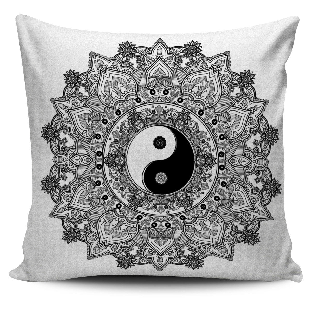 BLUE MANDALA PILLOW COVERS