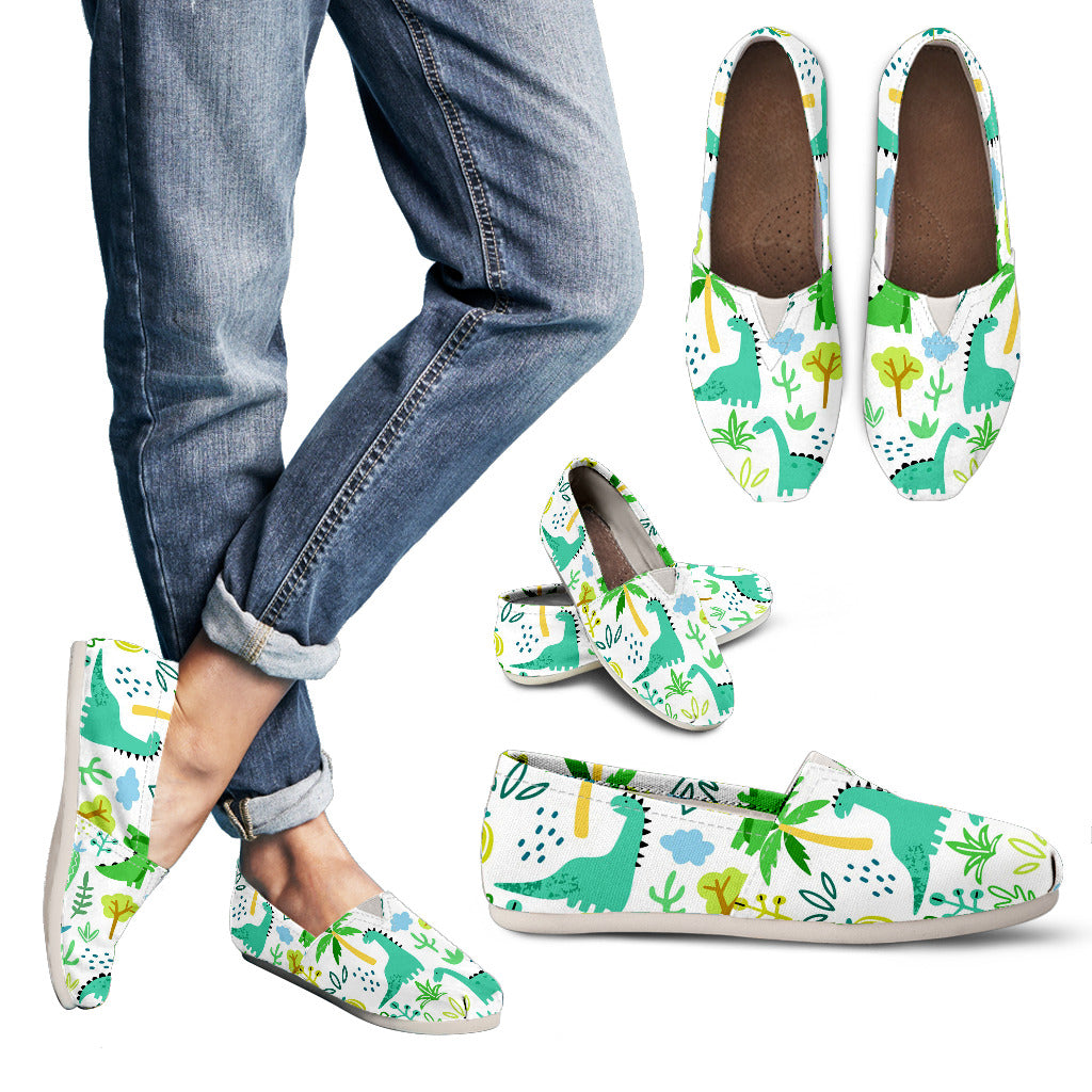 Cute Dinosaur Slip-On Shoes
