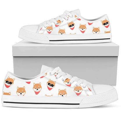 Shiba Pet Face Shoes Low tops Sneaker